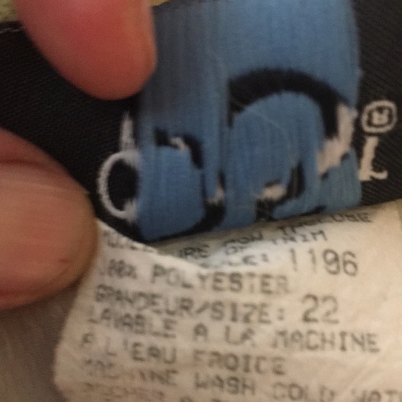 SZ 22 Top Career Blouse,Floral,Cream,Blues& Green,Short Sleeves,Flap Pocket EUC - Picture 8 of 11